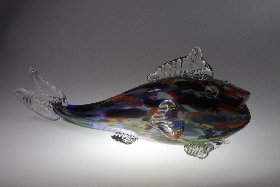 Glasfisch des Glasmachers Julius Adamove