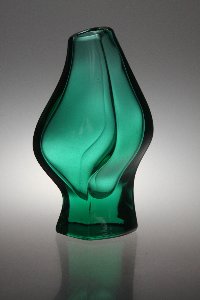 Gangkofner-Vase "schwangere Jungfrau" seegrn