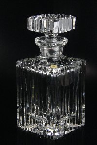 Whiskyflasche Nr. 1251/1, Kristallglas handgeschliffen, Kristallglas GmbH Oberursel, Design: Franz Burkert