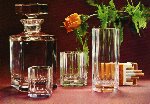 Whiskyflasche "Bourbon" der Kristallglas GmbH, Design: Franz Burkert