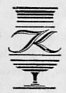 Logo der Kristallglas GmbH Oberursel entworfen von Franz Burkert