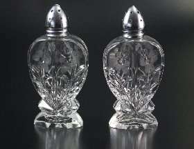 Streuer Nr. 538 Kristallglas handgeschliffen und graviert, Design Franz Burkert