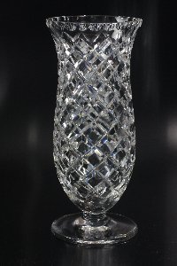 Vase handgeschliffen der Kristallglas GmbH Oberursel, von Rudolf Seibt und Franz Burkert