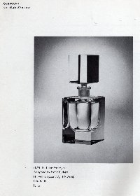 Parfümflasche von Franz Burkert für Kristallglas GmbH Oberursel