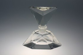 Parfümflakon handgeschliffen, Kristallglas GmbH, Design: Franz Burkert