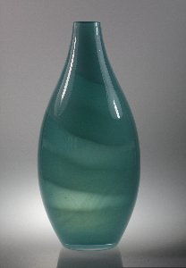 Gangkofner-Vase blaugrn, Hessenglas GmbH