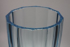 Detail Vase hellblau / trkis Hessenglas GmbH