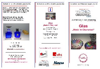 Download Flyer zur Glasausstellung