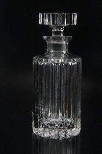Whiskyflasche Nr. 1250/1 Kristallglas handgeschliffen, Kristallglas GmbH Oberursel, Design: Franz Burkert