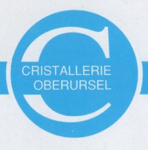 Firmenlogo "Cristallerie Oberursel" ab Mitte der 80er Jahre
