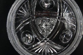 Boden der Bonboniere II, Kristallglas handgeschliffen der Kristallglas GmbH Oberursel, Design: Franz Burkert